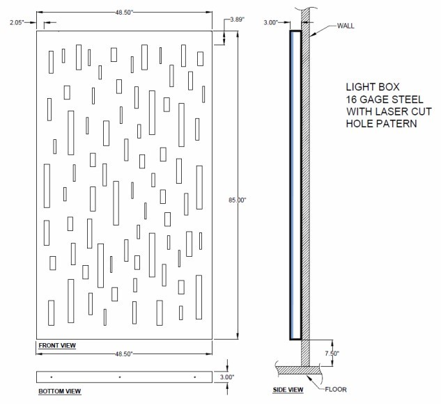 Backlit Panel 8867