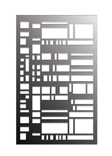 Rectangle Laser Cut Panel